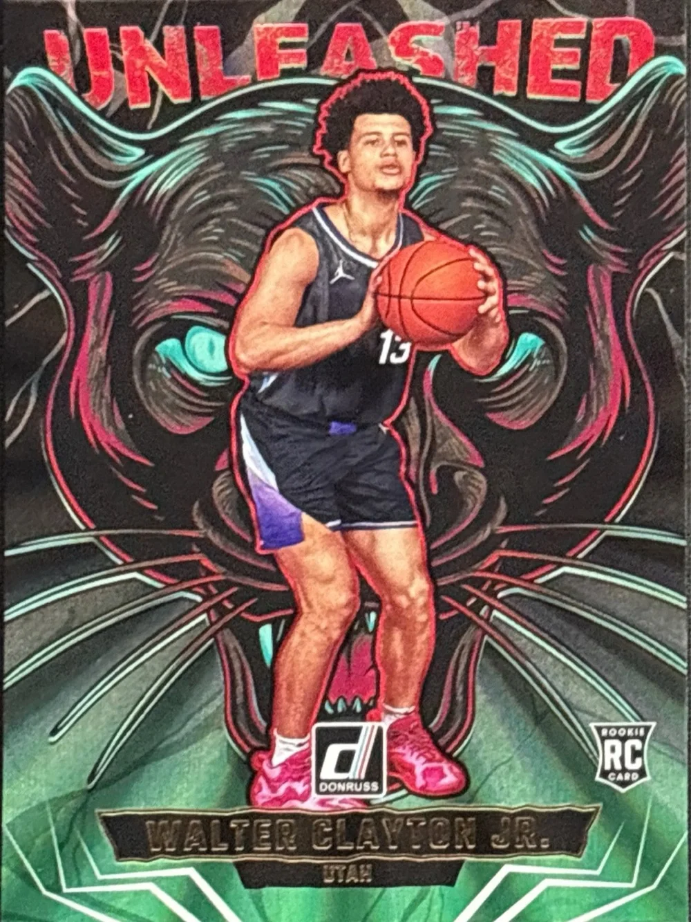 Panini Donruss Unleashed Walter Clayton Jr. Rookie Basketball Card
